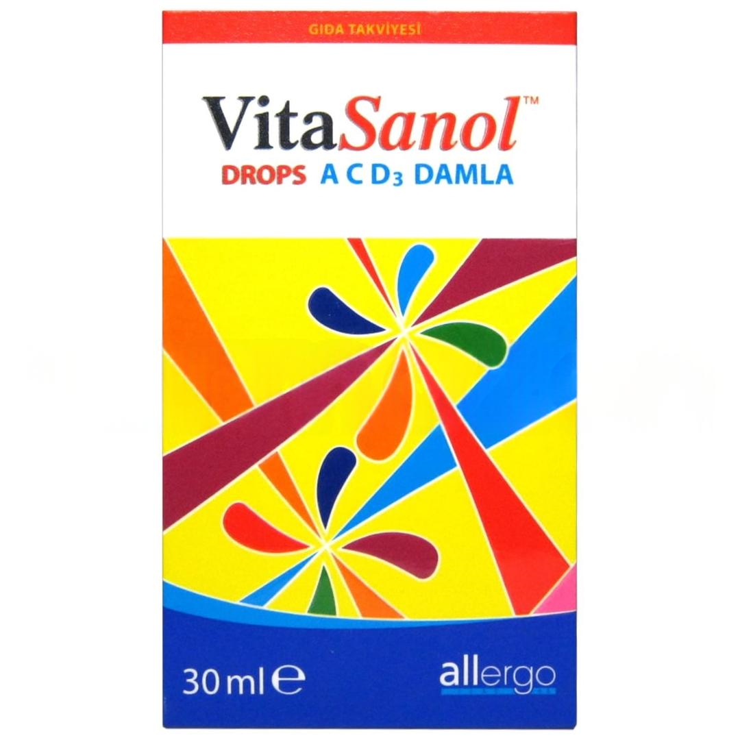 Vitasanol Drops ACD3 Damla 30 ml