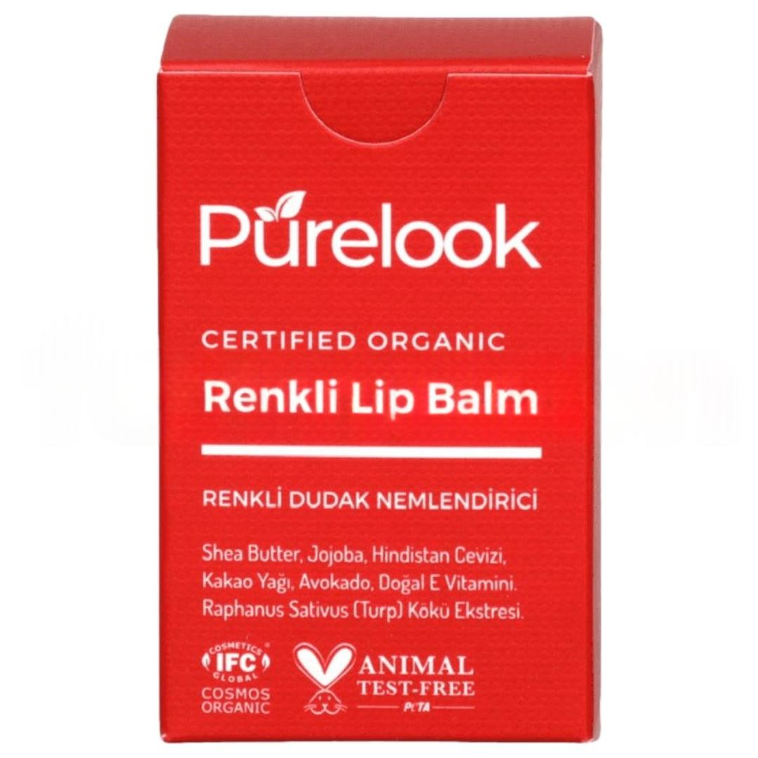 Purelook Renkli Lip Balm Organik 5 ml
