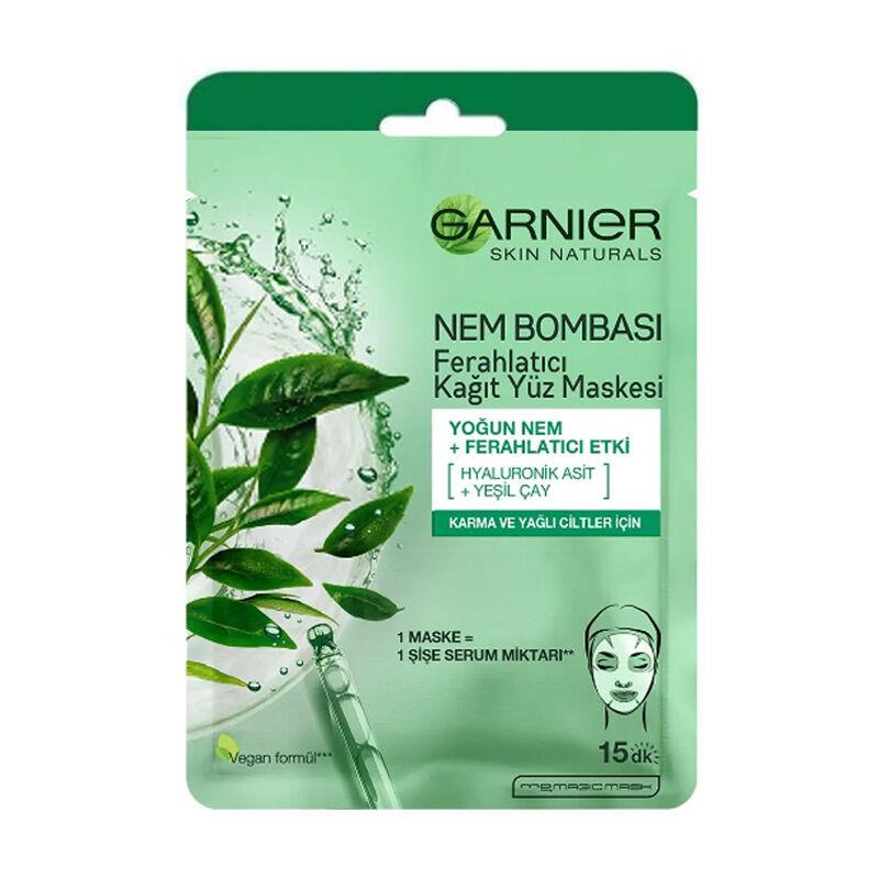 Garnier Nem Bombası Ferahlatıcı Kağıt Yüz Maskesi 28 g