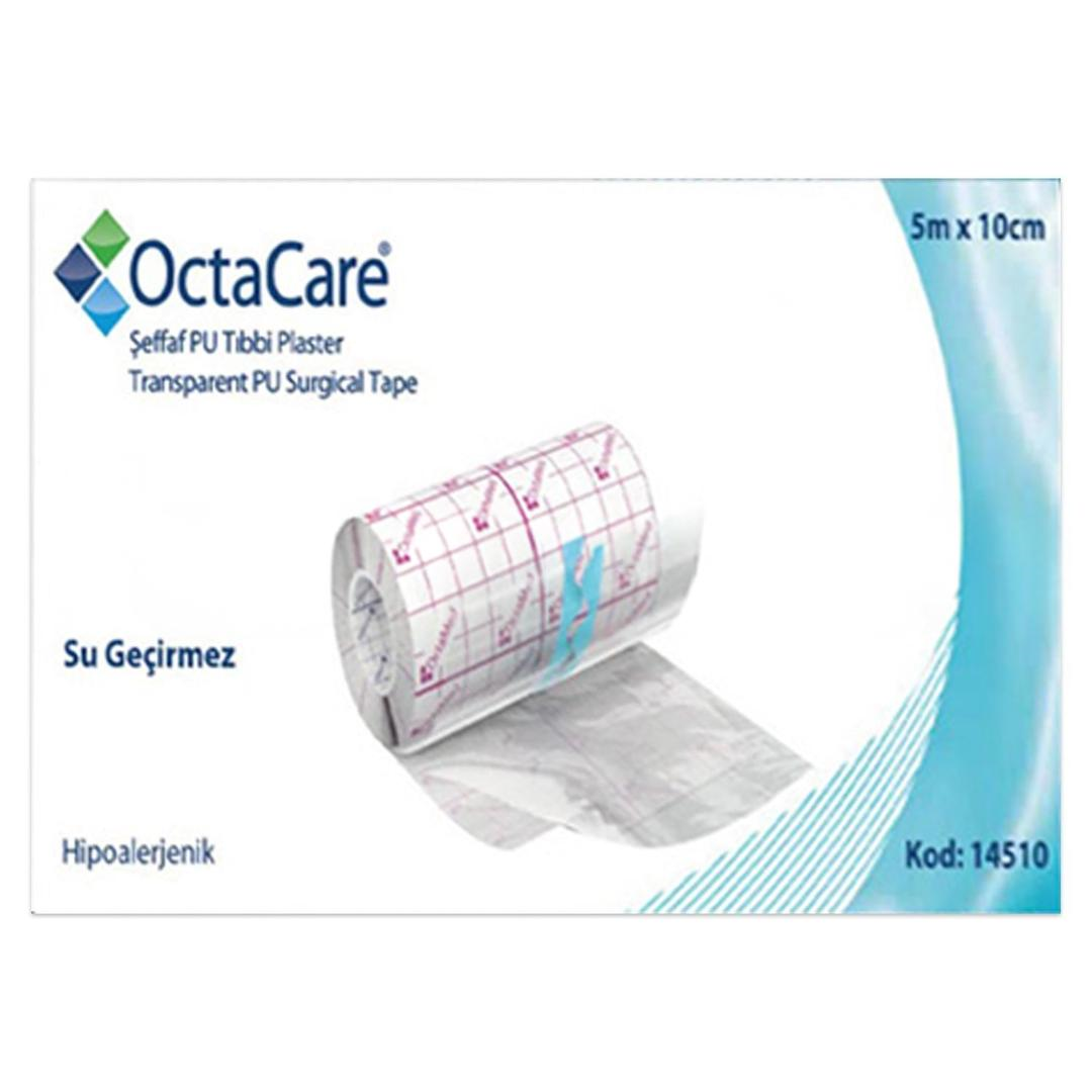 Octacare Şeffaf Pu Su Geçirmez Tıbbi Flaster 5 m x 10 cm