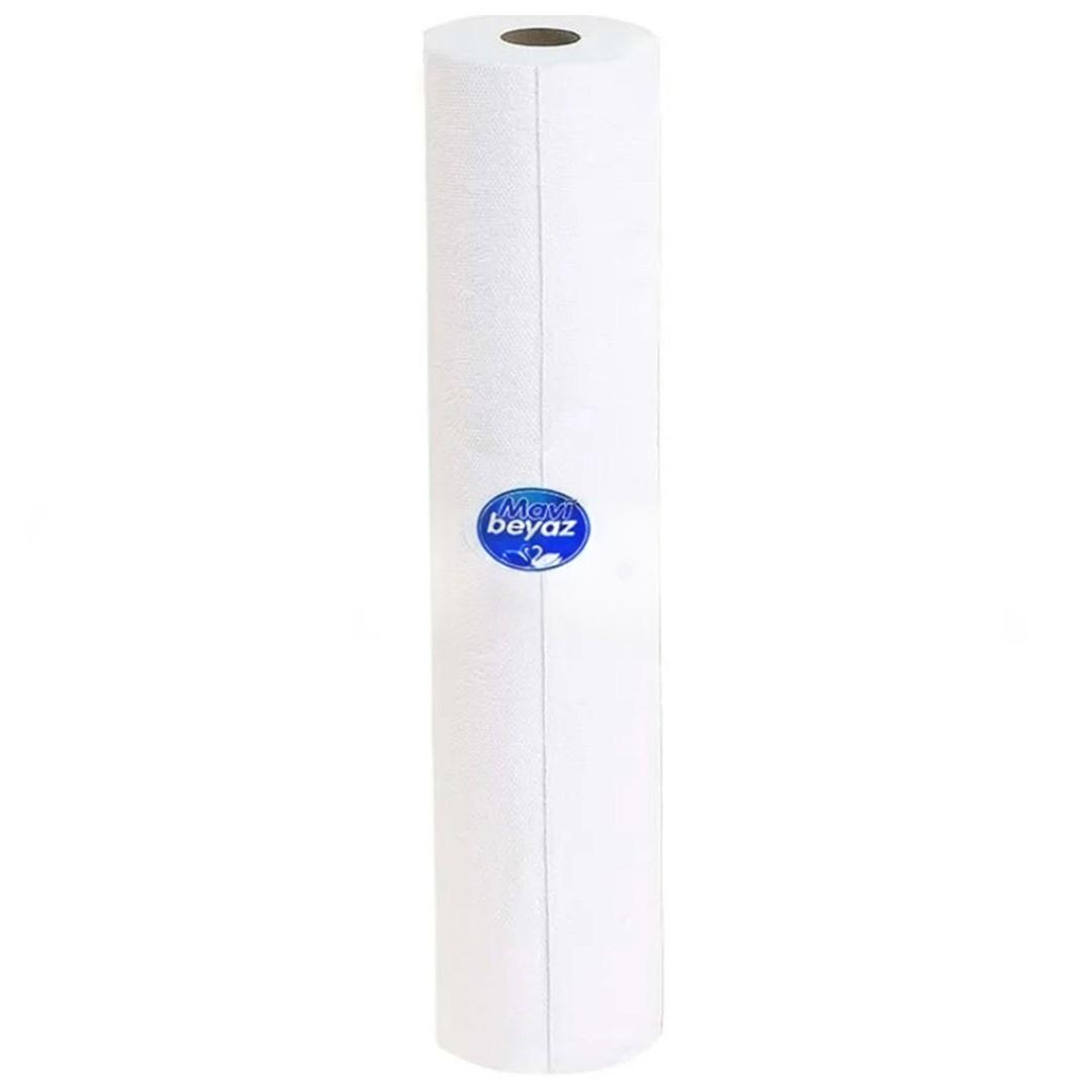 Mavi Beyaz Hasta Muayene Masa Örtüsü 50 x 25 cm 50 m