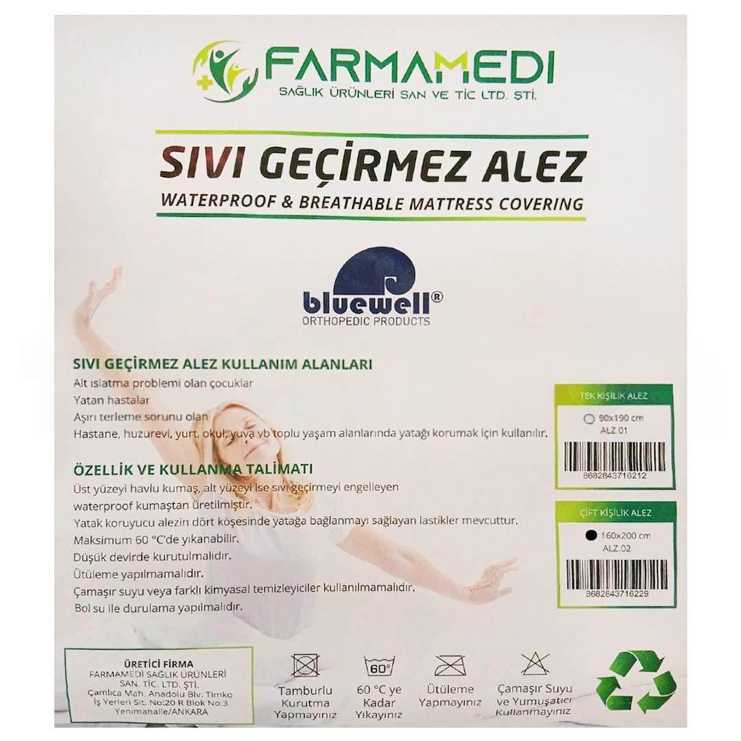 Bluewell Alez Yatak Koruyucu Çift Kişilik 160x200