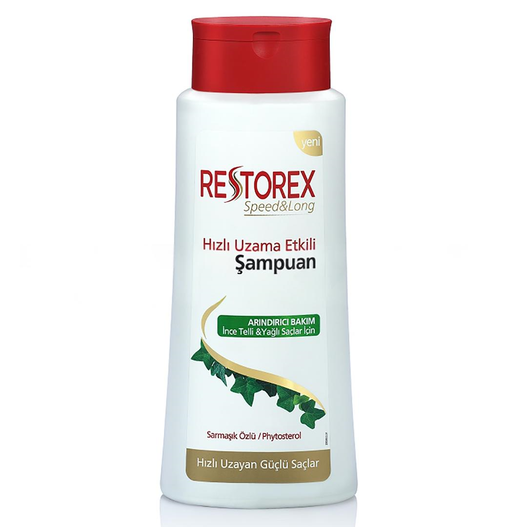 Restorex İnce Telli ve Yağlı Saçlar için Arındırıcı Bakım Şampuanı 500 ml
