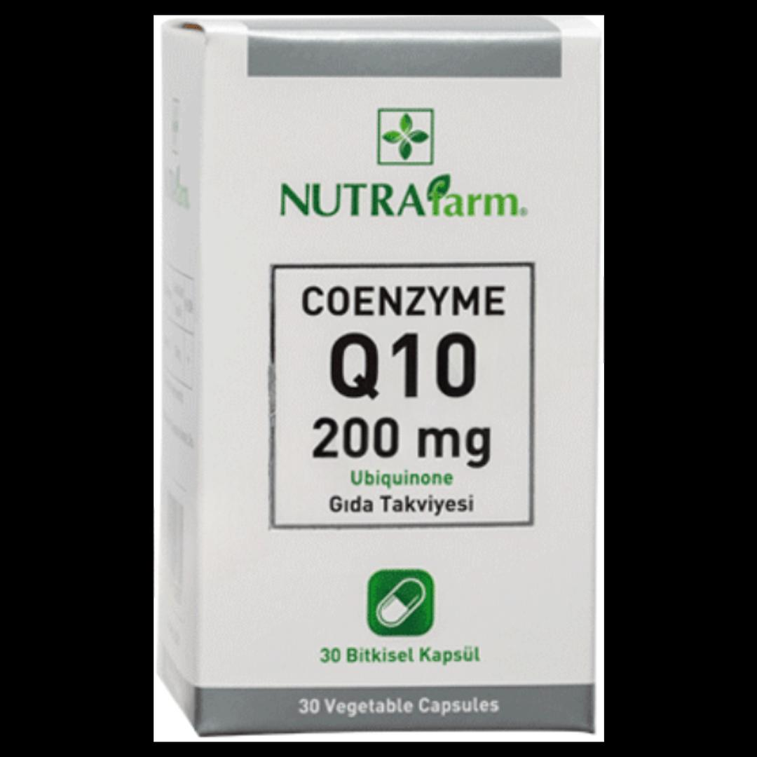 Nutrafarm Coenzyme Q-10 200 mg 30 Kapsül