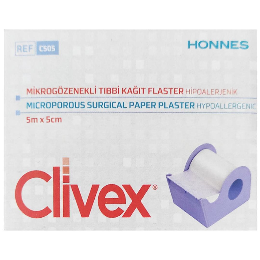 Clivex Kağıt Flaster 5m x 5cm