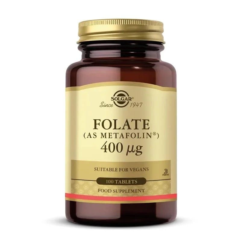 Solgar Folate Metafolin 400 mcg 100 Tablet