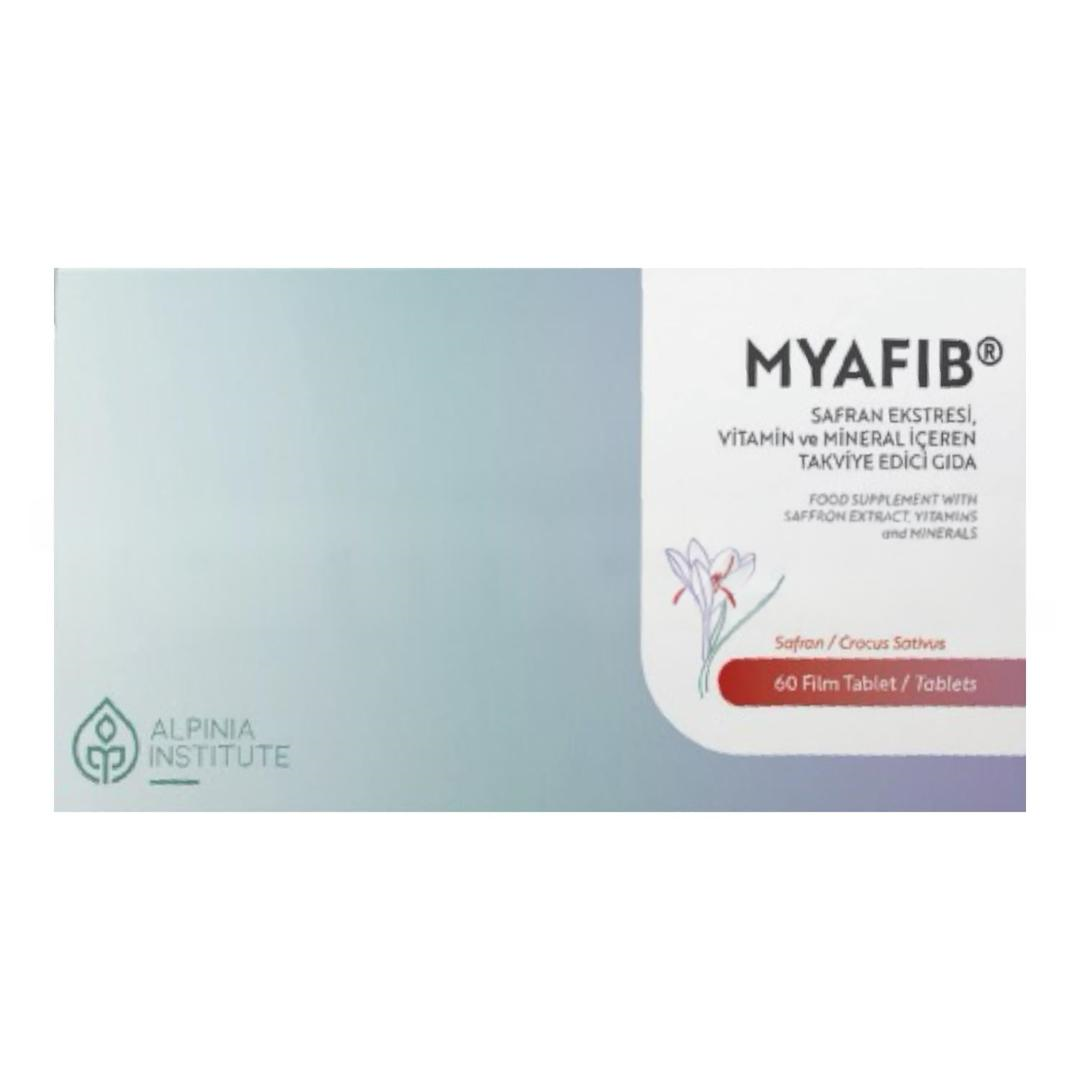 Myafib Safran Ekstresi, 5-Htp, Vitamin ve Mineraller İçeren 60 Tablet