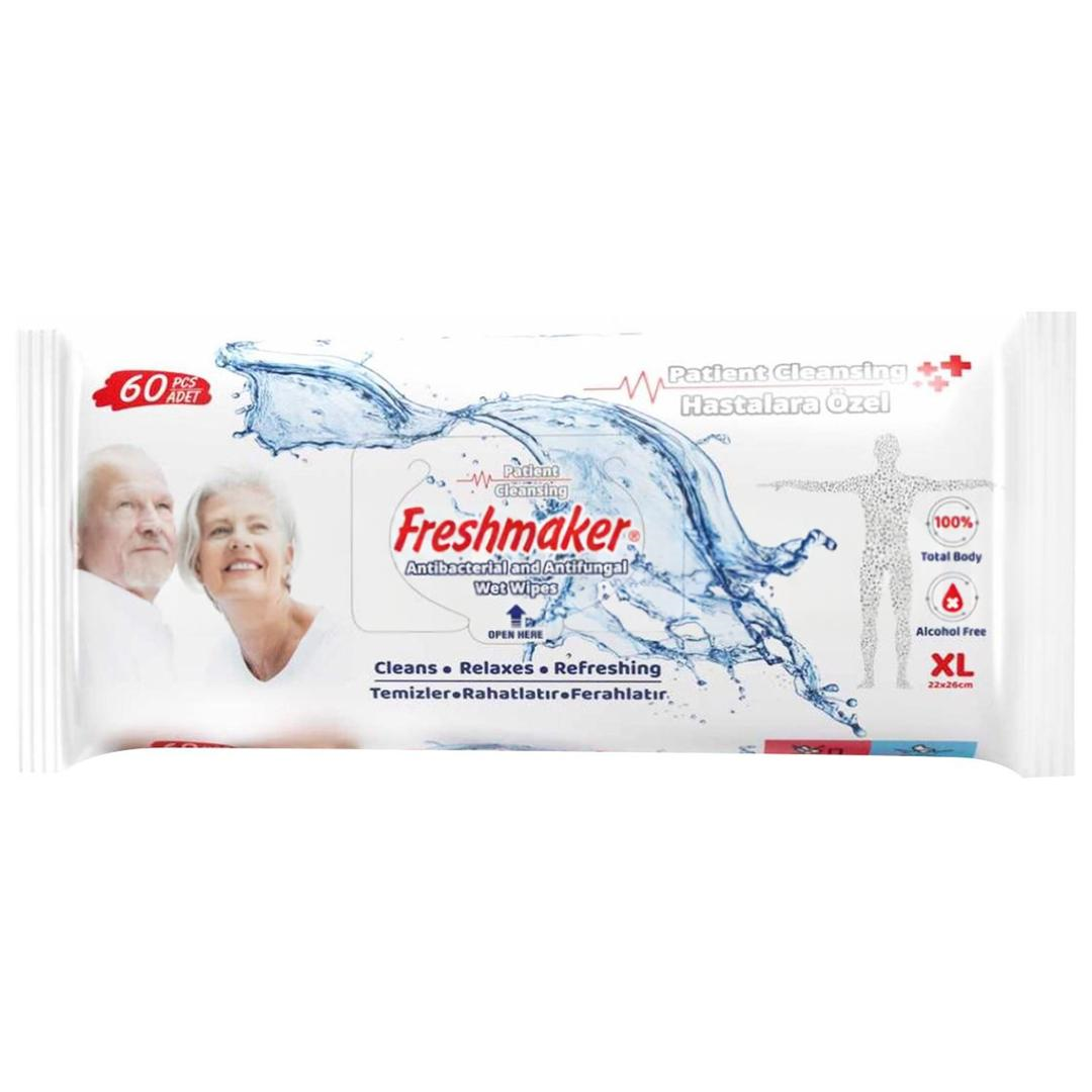 Freshmaker Perine ve Vücut Hasta Temizleme Havlusu 60lı