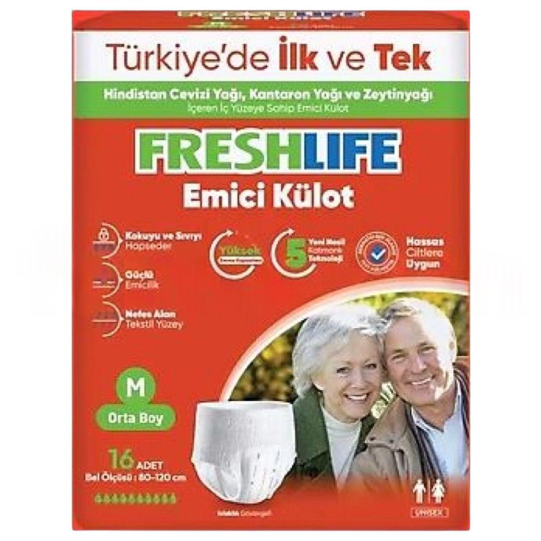 Freshlife Hasta Bezi Kilot Medium 16lı