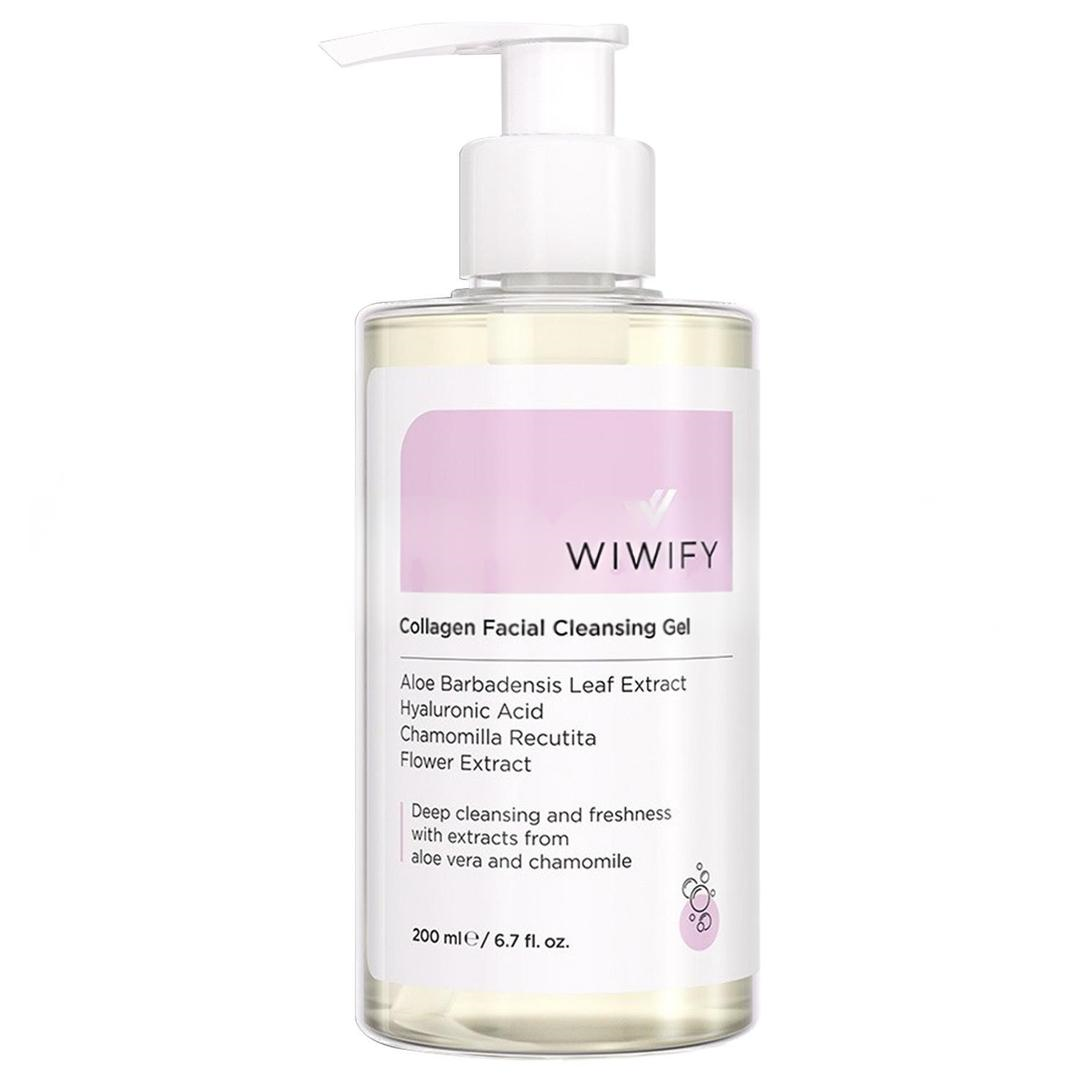 Wiwify Arındırıcı Tazeleyici Yüz Temizleme Jeli Aloe Vera ve Papatya Özlü 200 ml