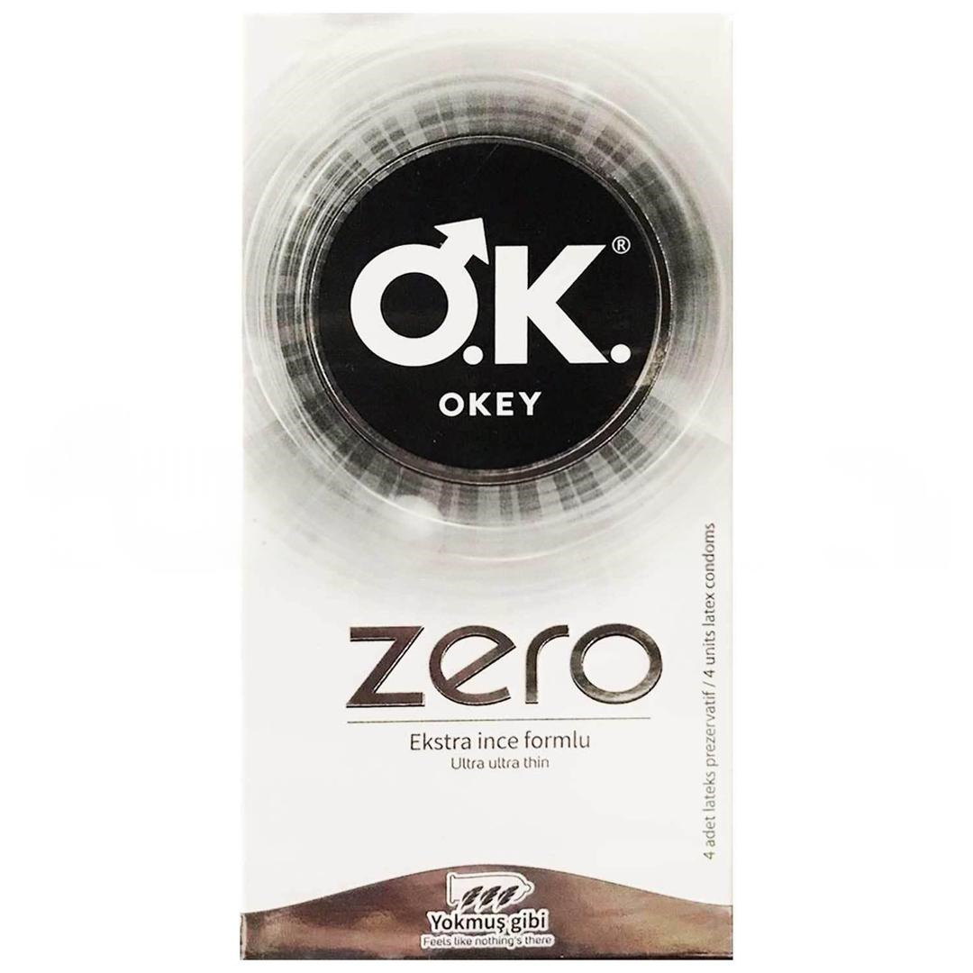 Okey Prezervatif Zero Extra İnce Formlu 4lü