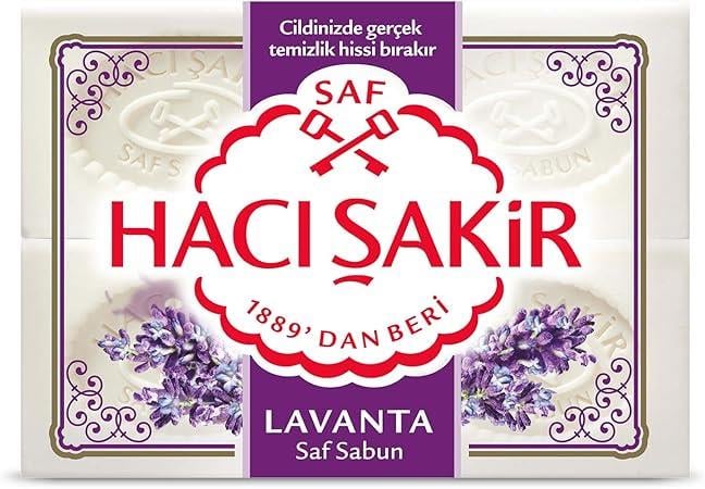 Hacı Şakir Lavanta 4x150 gr Saf Kalıp Sabun