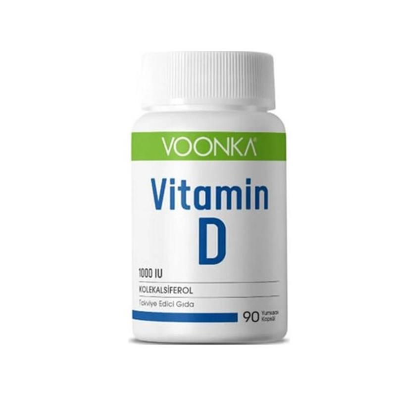 Voonka Vitamin D İçeren Takviye Edici Gıda 102 Kapsül