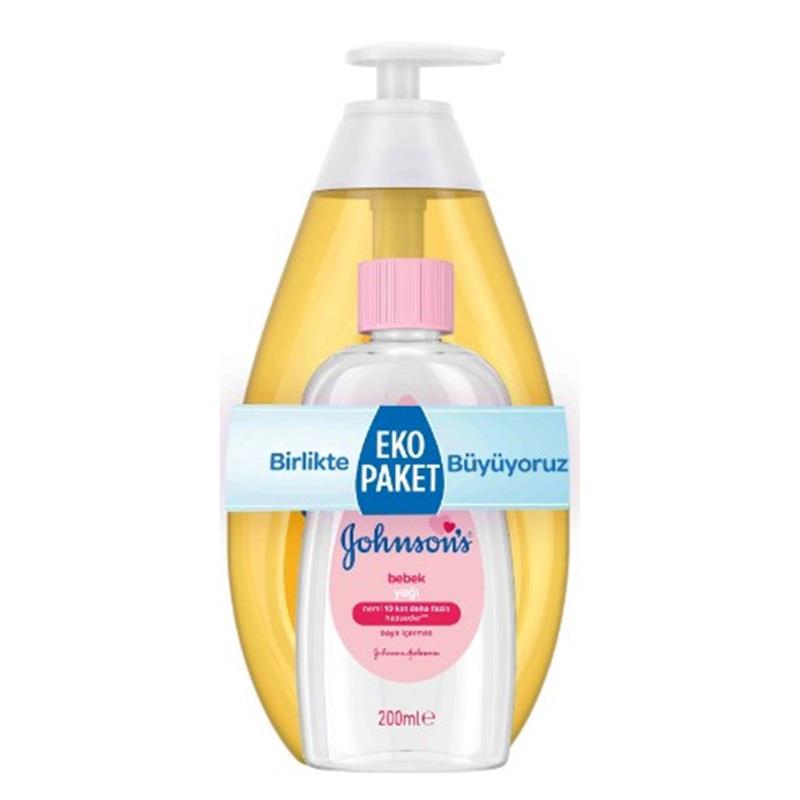 Johnsons Baby Şampuan 750 ml + Bebek Yağı 200 ml