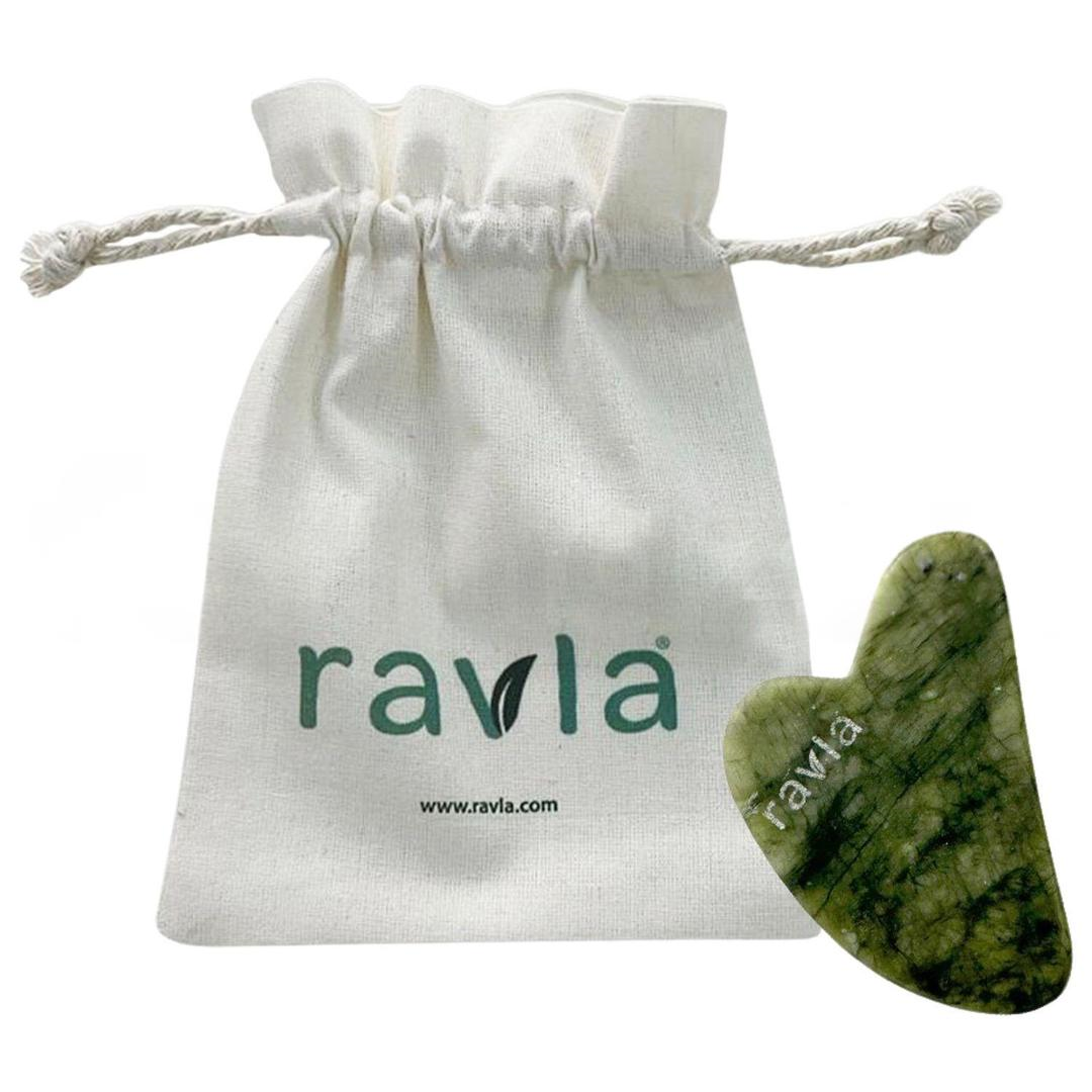 Ravla Yeşim Gua Sha Yüz Masaj Taşı