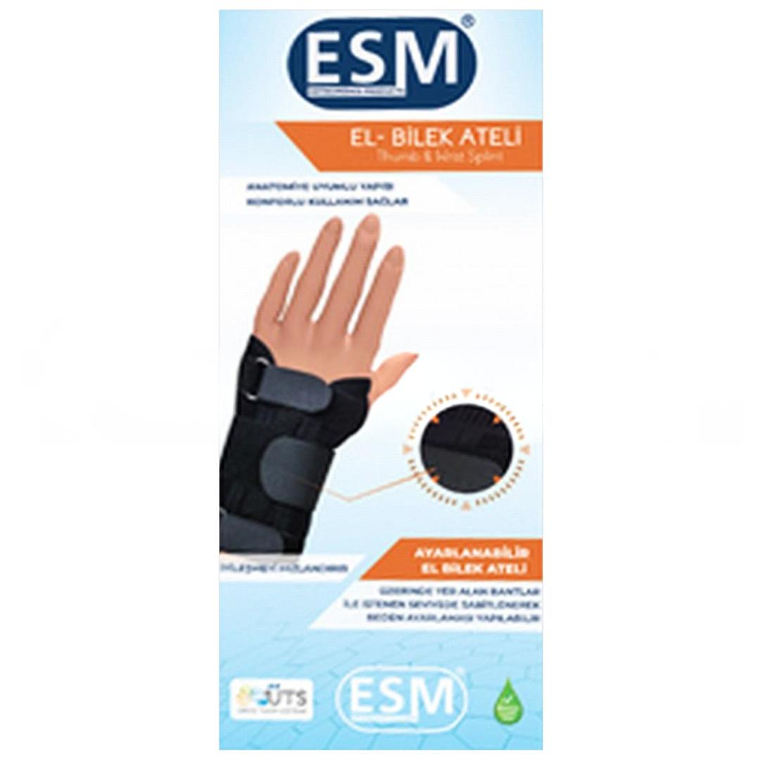 ESM Çift Taraflı Başparmak Destekli Bağcıklı El Bilek Ateli - Bedensiz