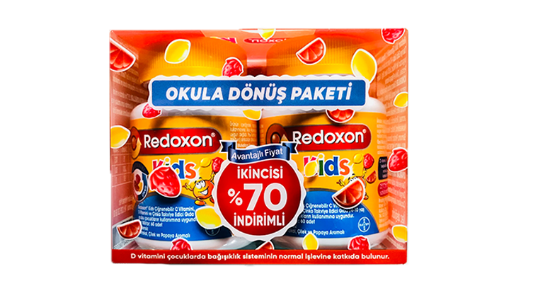 Redoxon Kids Çiğnenebilir Tablet 60 Adet Avantajlı Paket