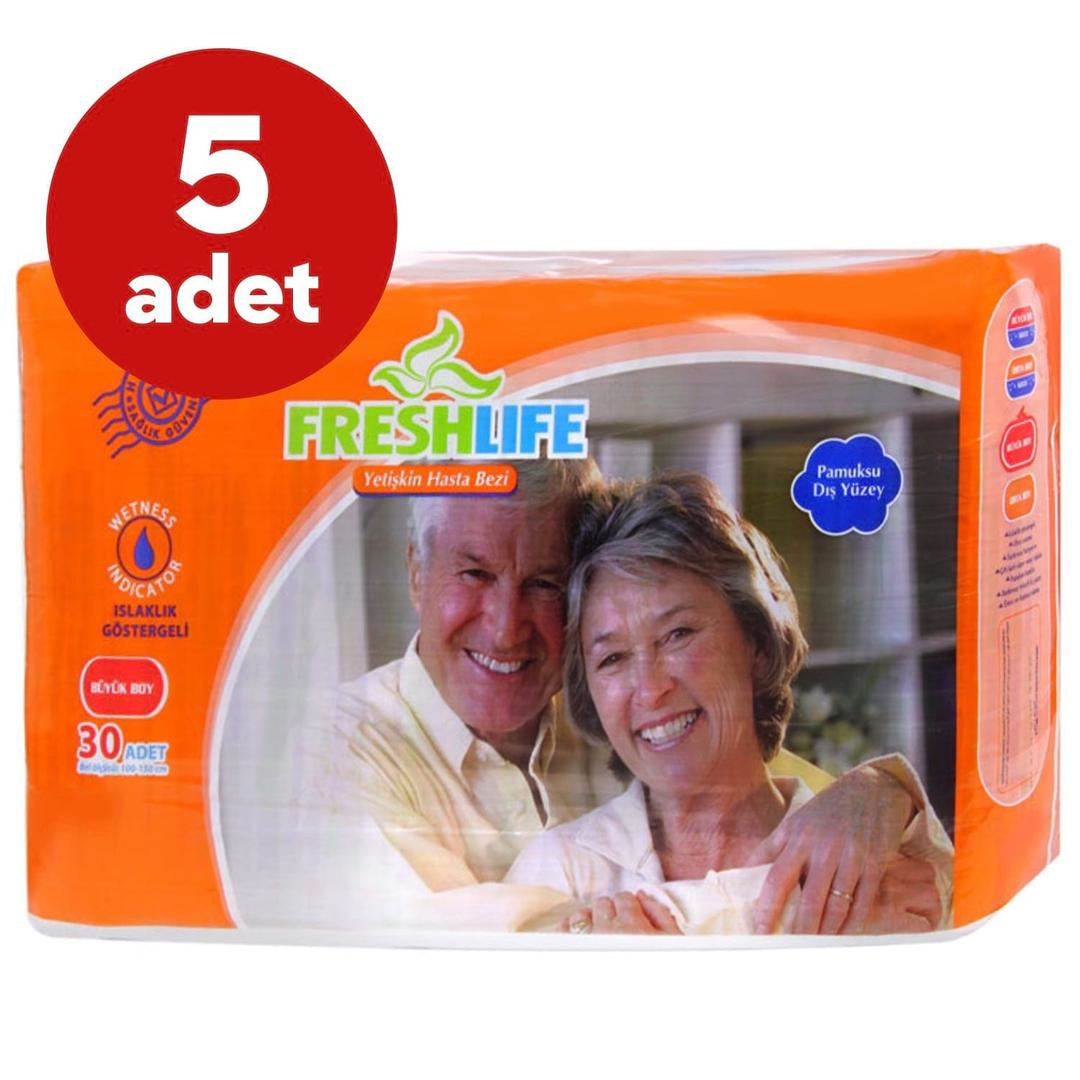 Freshlife Hasta Bezi Büyük Boy 30lu - 5 Adet