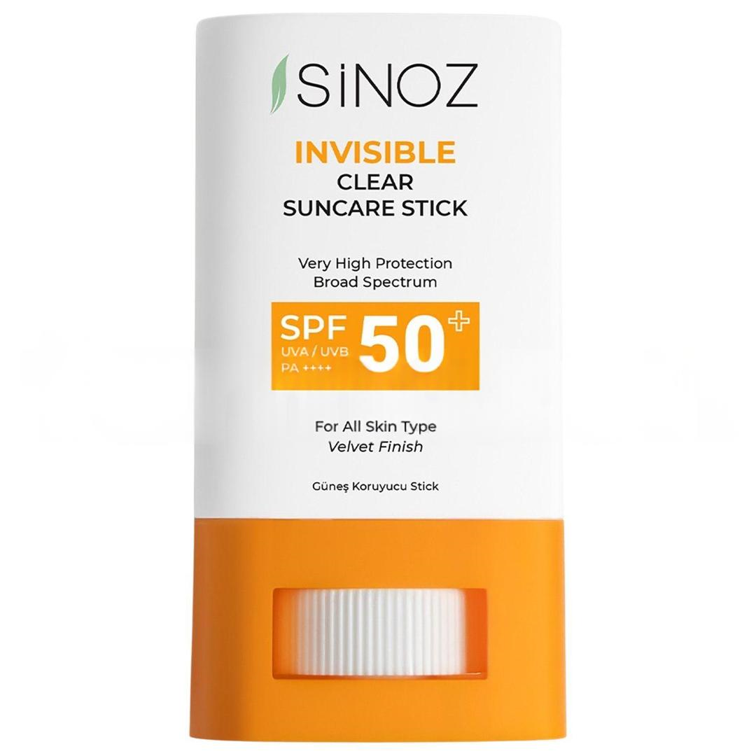 Sinoz Nemlendirici ve Yatıştırıcı Yüksek Korumalı Şeffaf Stick Güneş Kremi SPF50+ 15 gr