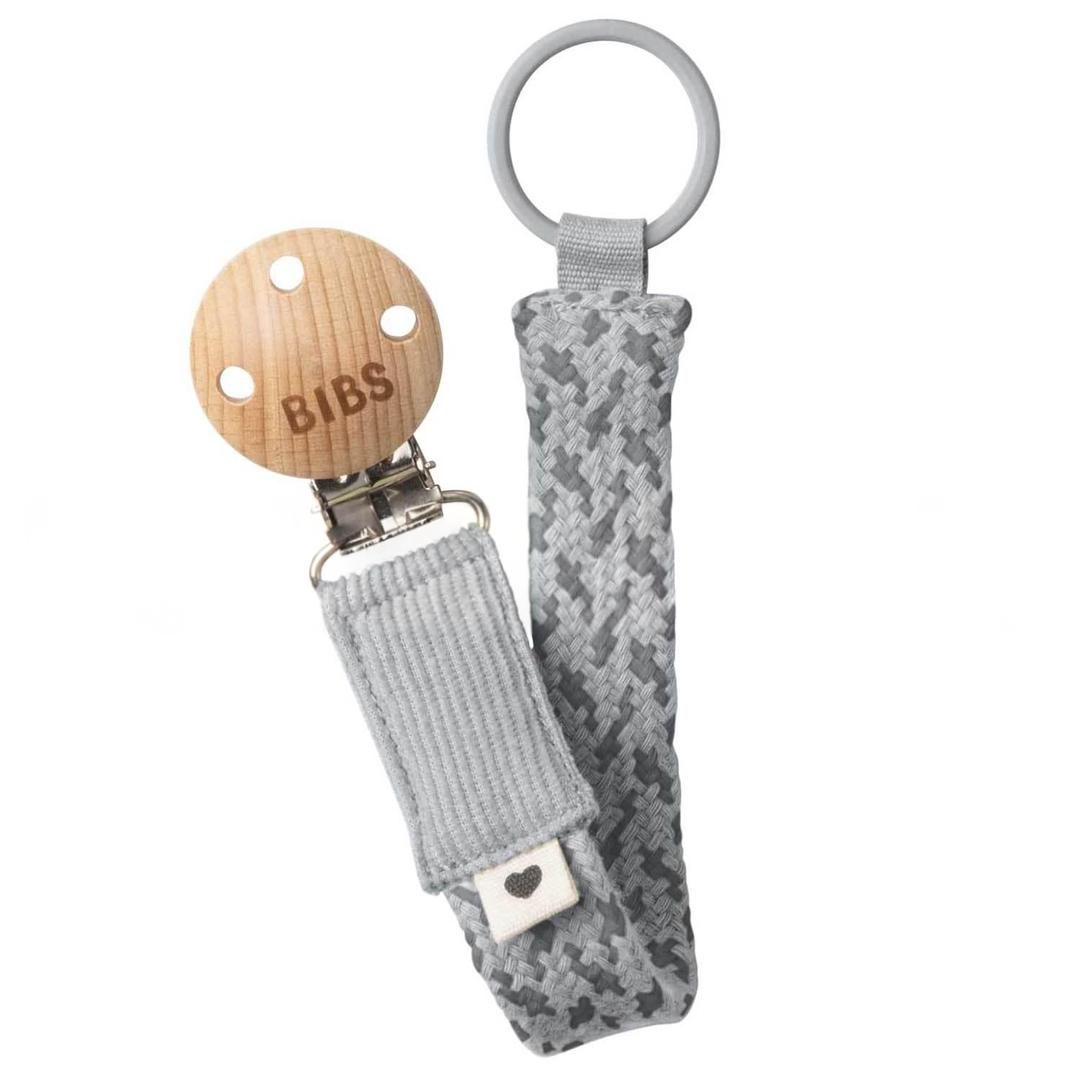 Bibs Paci Braid Emzik Askısı - Cloud / Iron