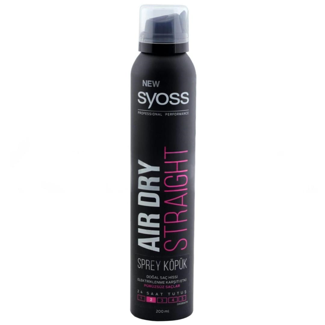 Syoss Köpük Saç Spreyi Air Dry Straight 200 ml