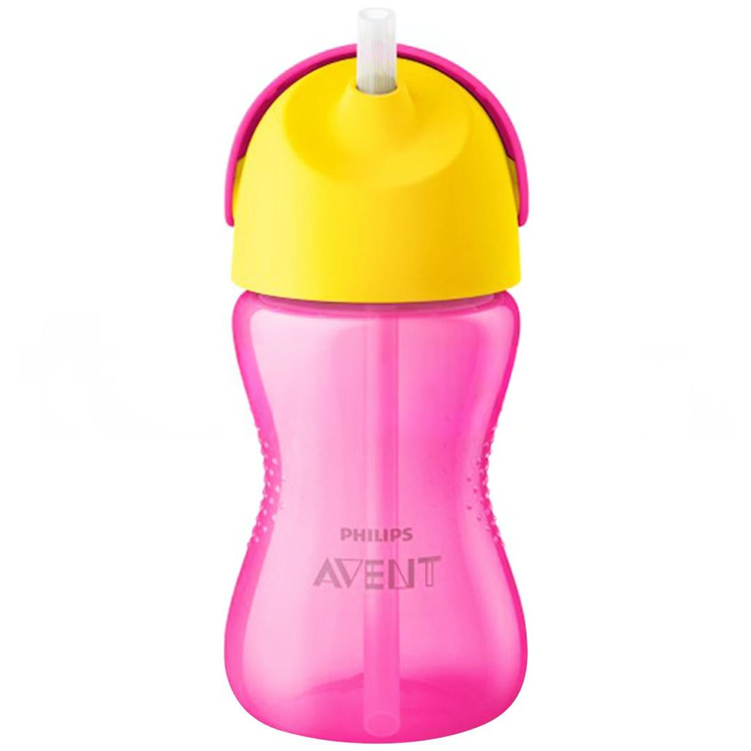 Avent SCF798/02 Desenli Pipetli Bardak 300 ml - Kız