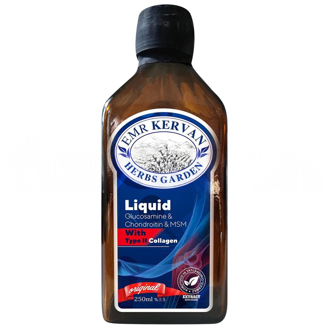 Emr Kervan Herbs Garden Likit Glucosamine Chontrotin Msm Collagen 250 ml