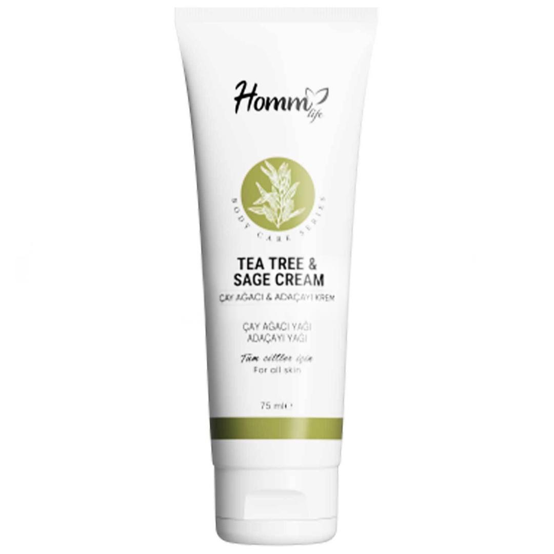 Homm Life Çay Ağacı Adaçayı Yağlı Krem 75 ml