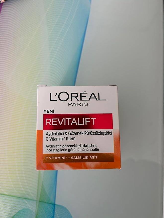 Loreal Paris Revitalift Aydınlatıcı ve Gözenek Pürüzsüzleştirmeye Yardımcı C Vitamini 50 ml Krem