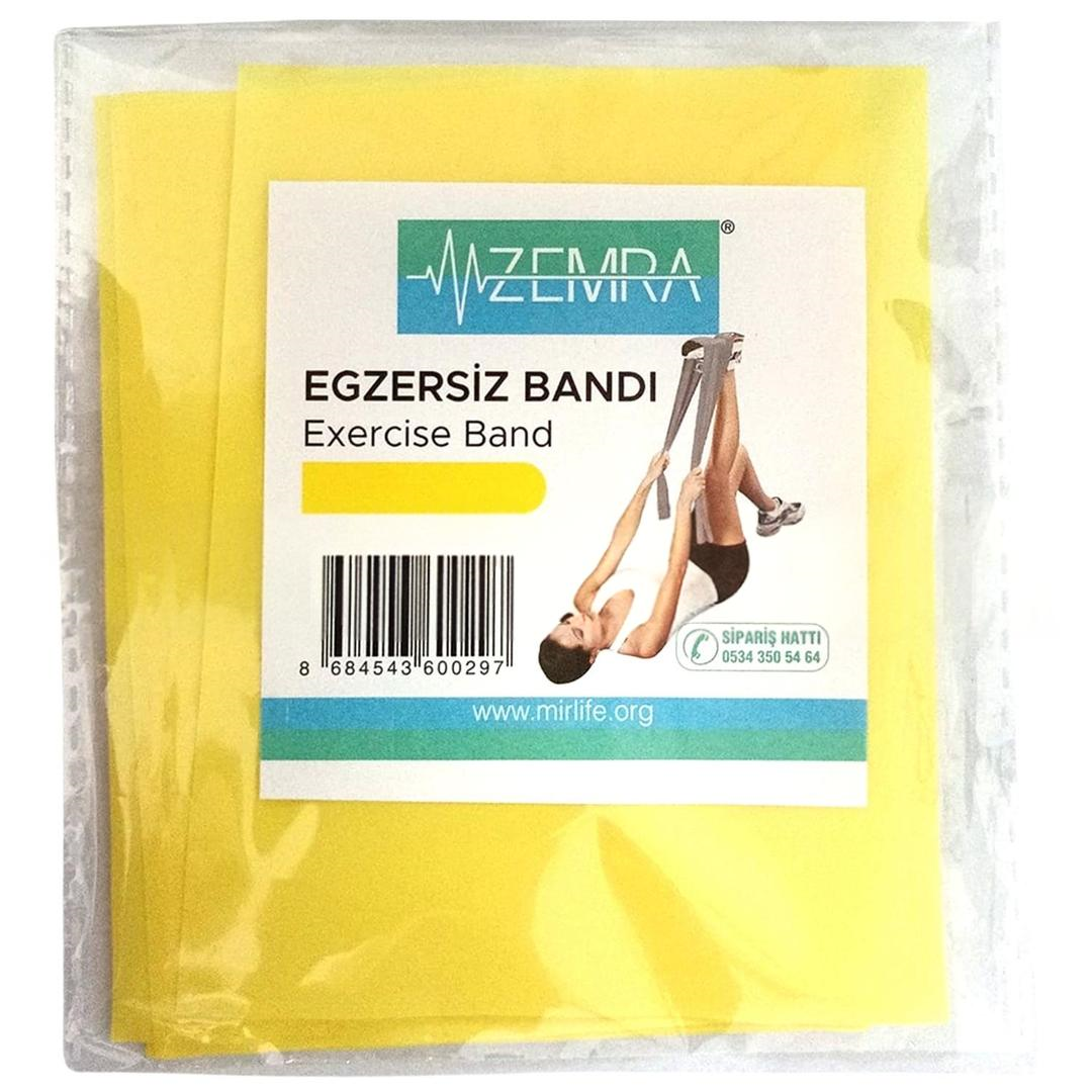 Zemra Terabant Egzersiz Bandı Sarı