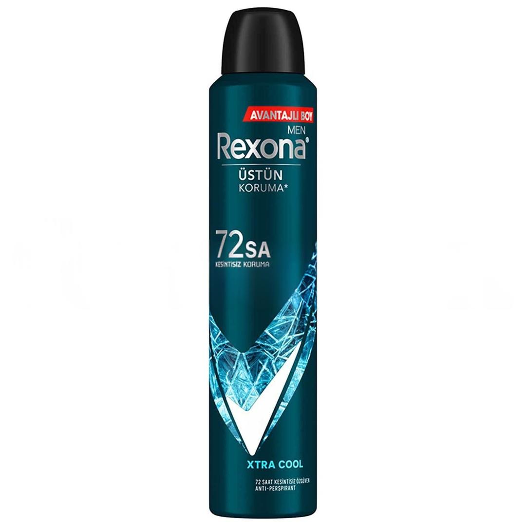 Rexona Men Erkek Sprey Deodorant Xtra Cool 72 Saat Kesintisiz Ustun Koruma 200 ml
