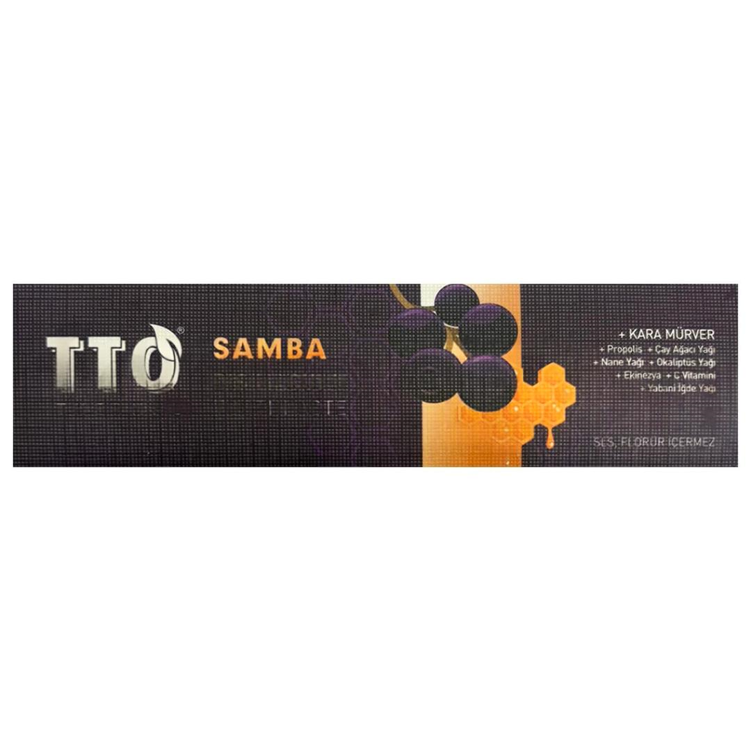 Tto x Samba Kara Mürverli Ferah Nefes Diş Macunu 75 ml