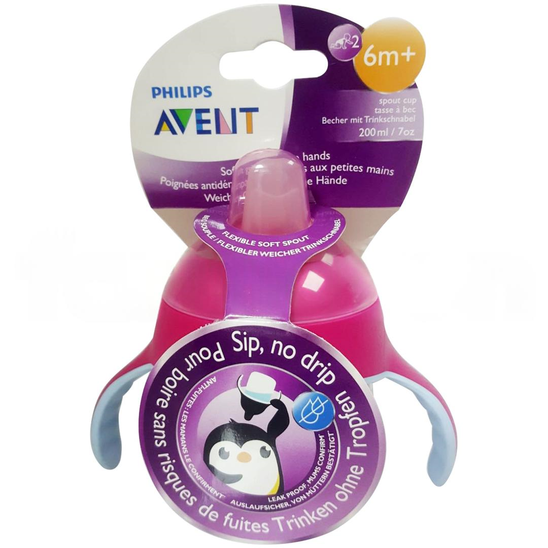 Avent SCF751/07 Penguen Damlatmaz Bardak 6 Ay+ Kırmızı 200 ml