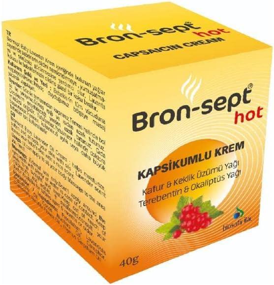 Bron-sept Hot Kapsikumlu 40 gr Merhem