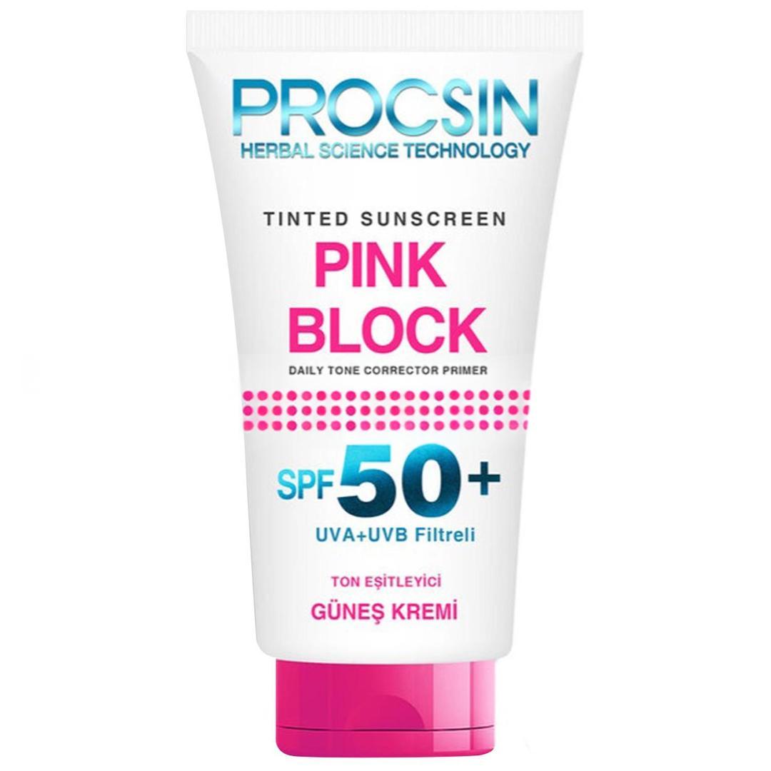 Procsin Pink Block Aydınlatıcı Güneş Kremi SPF50+ 50 ml