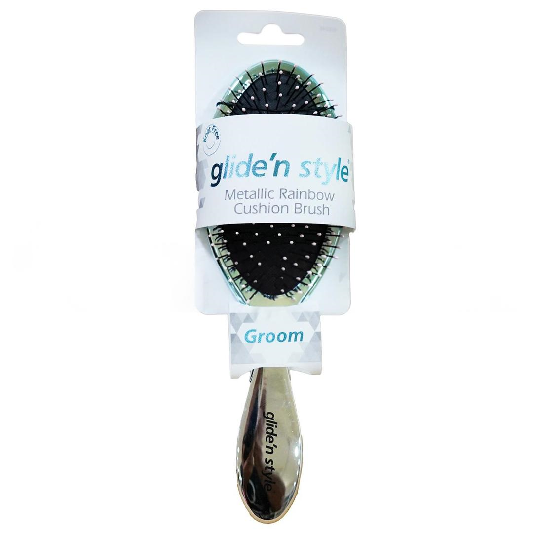 Gliden Style GS-246 Metalik Gökkuşağı Saç Açma Tarama Fırçası
