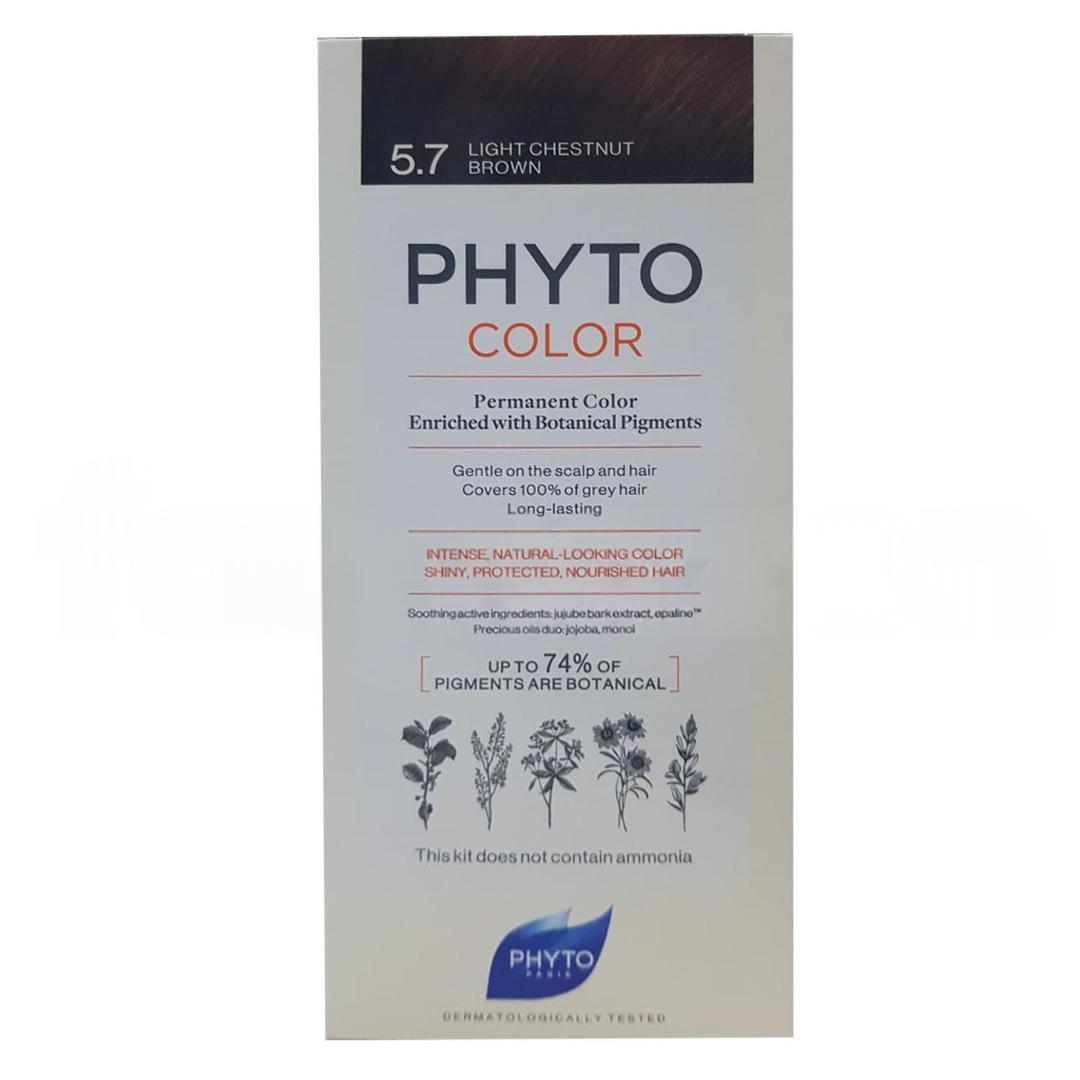 Phyto Color Saç Boyası 5.7 Açık Kestane Bakır - Eski Ambalaj