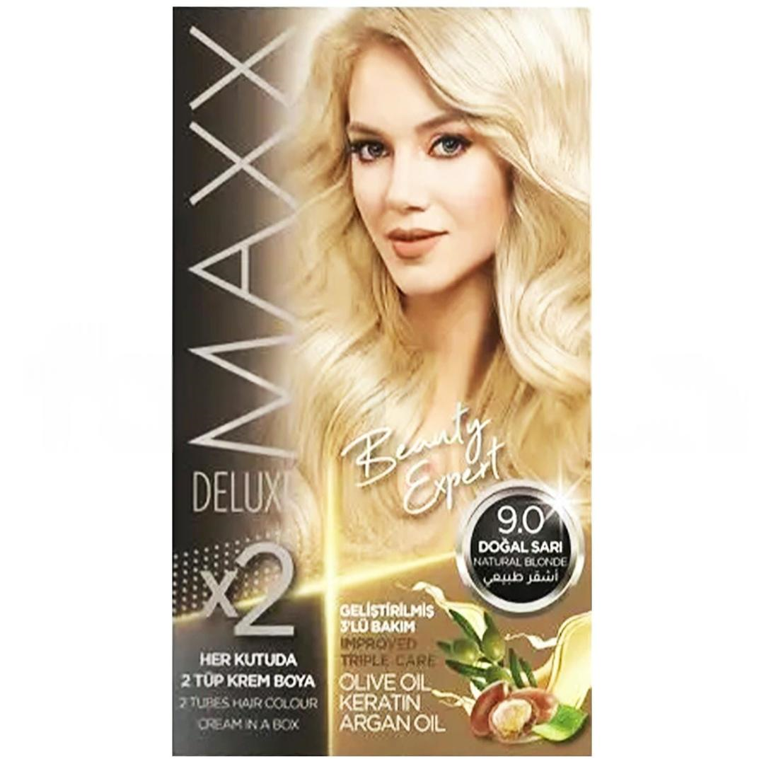 Maxx Deluxe Saç Boyası 9.0 Doğal Sarı