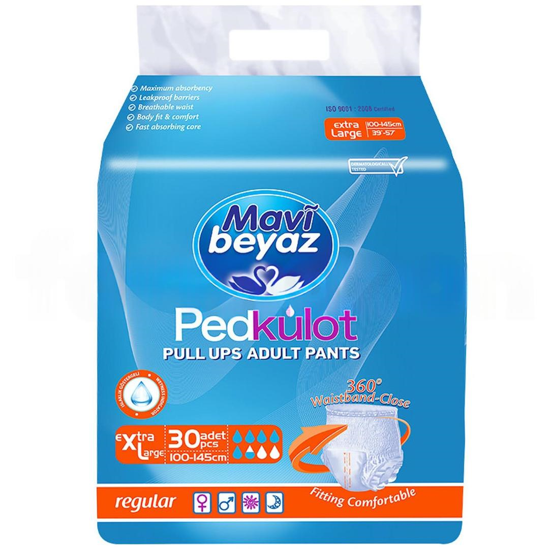 Mavi Beyaz Emici Külot Hasta Bezi xLarge 30lu - Eski Ambalaj