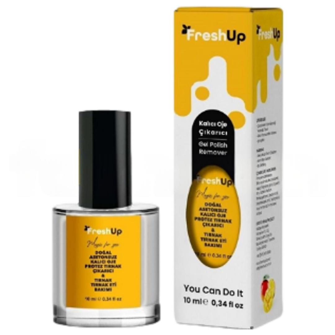 Freshup Asetonsuz Kalıcı Oje ve Protez Tırnak Çıkarıcı Mango 10 ml