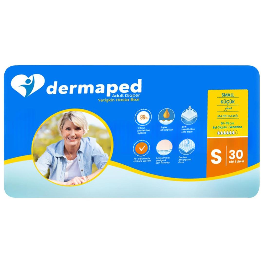 Dermaped Belbantlı Hasta Altı Bezi Tekstil Small 30lu
