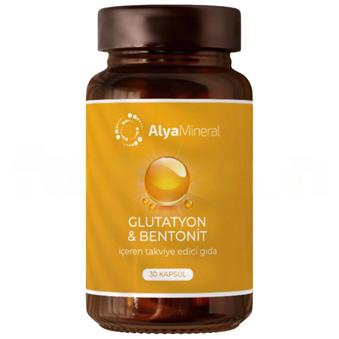 Alya Mineral Glutatyon Bentonit İçeren Takviye Edici Gıda 30 Kapsül