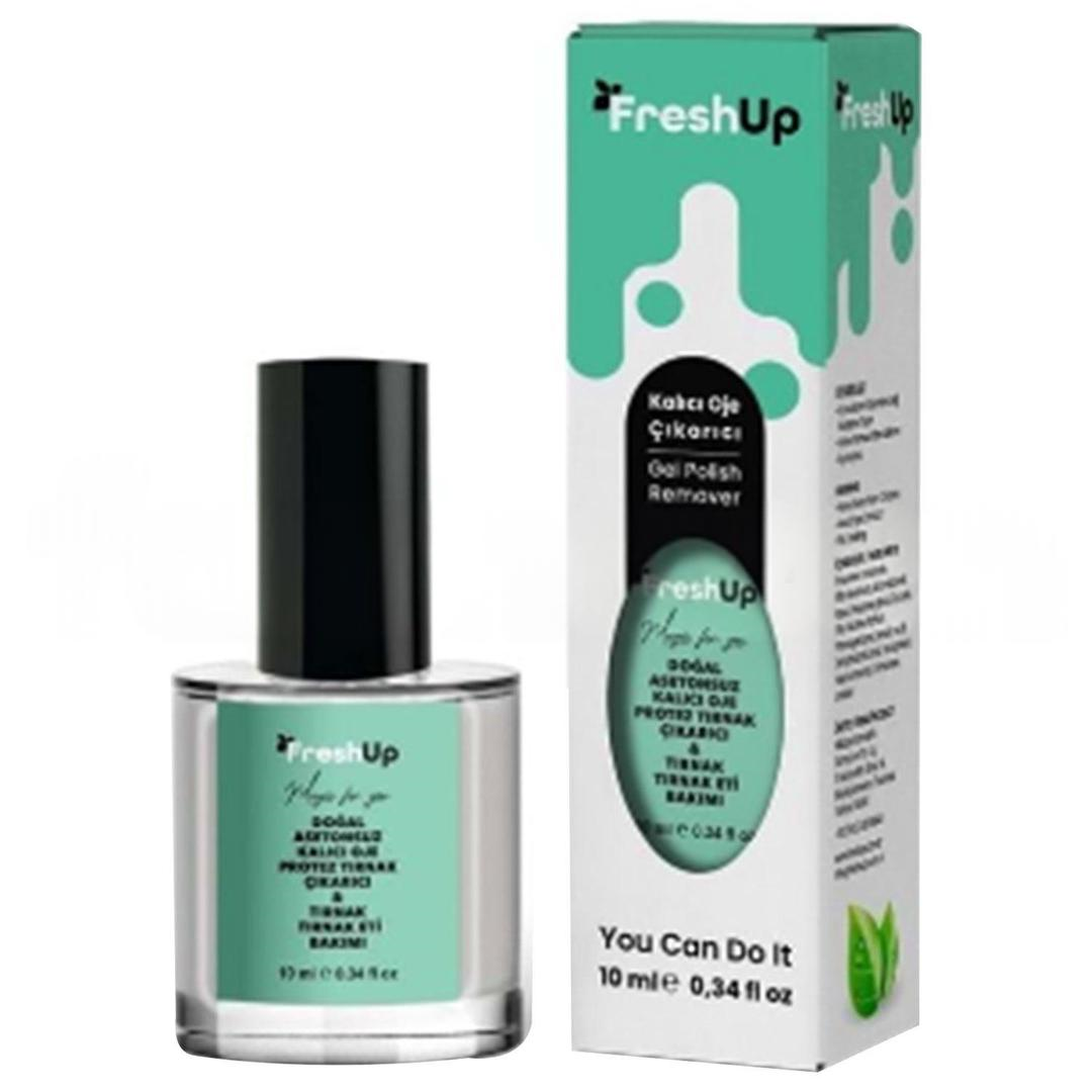 Freshup Asetonsuz Kalıcı Oje ve Protez Tırnak Çıkarıcı Natural 10 ml