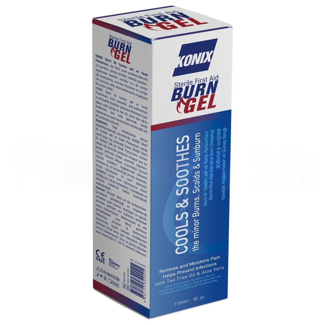 Konix Steril İlk Yardım Yanık Jeli 118 ml