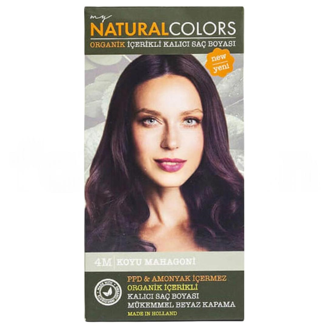 Natural Colors Organik Kalıcı Saç Boyası No:4M Koyu Mahogani