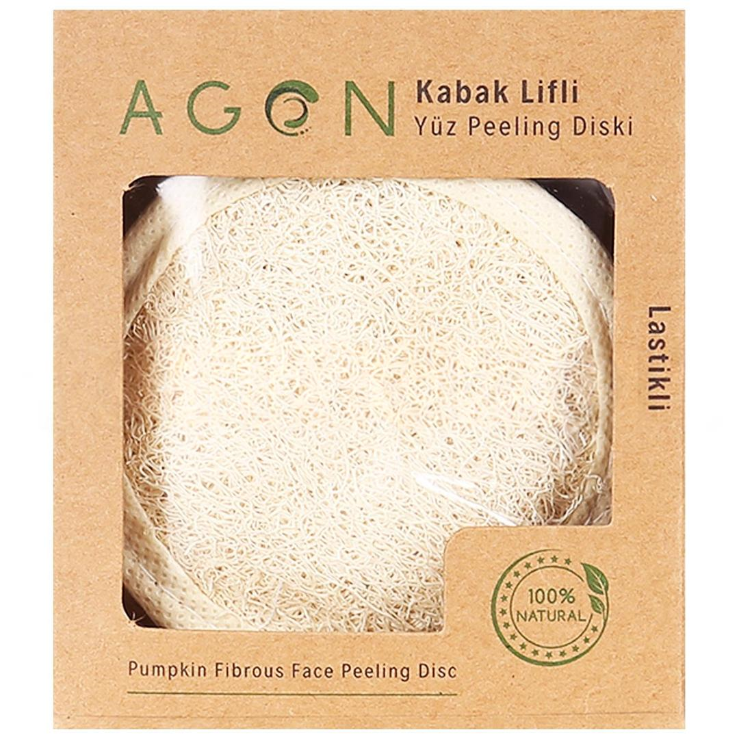 Agon Kabak Lifli Lastikli Yüz Peeling Diski