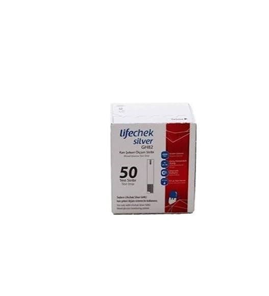 LIFECHEK SİLVER GH82 KAN ŞEKERİ ÖLÇÜM STRİBİ 50 ADET