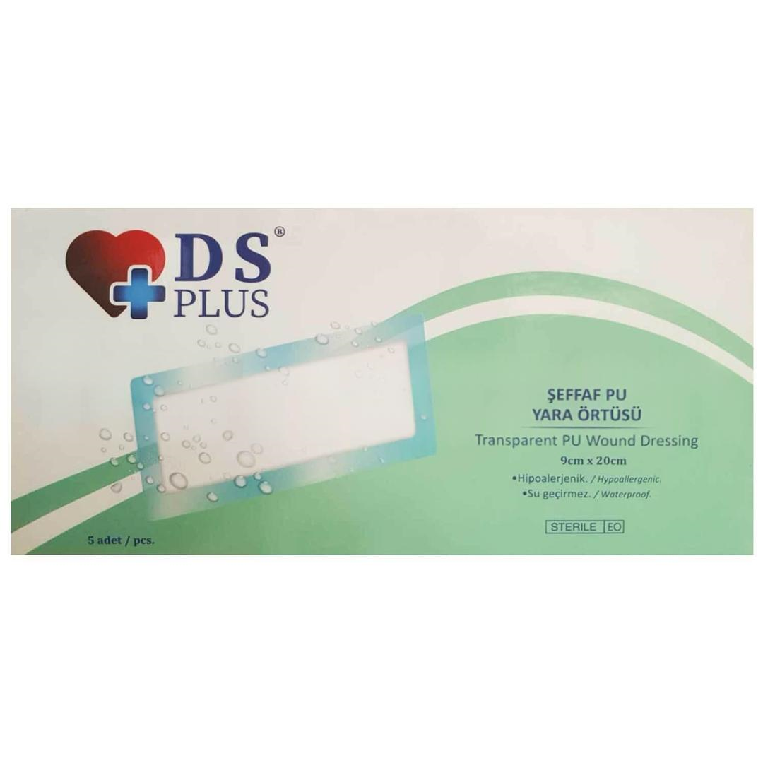 Ds Plus Şeffaf Yara Örtüsü 9x20 cm 5li