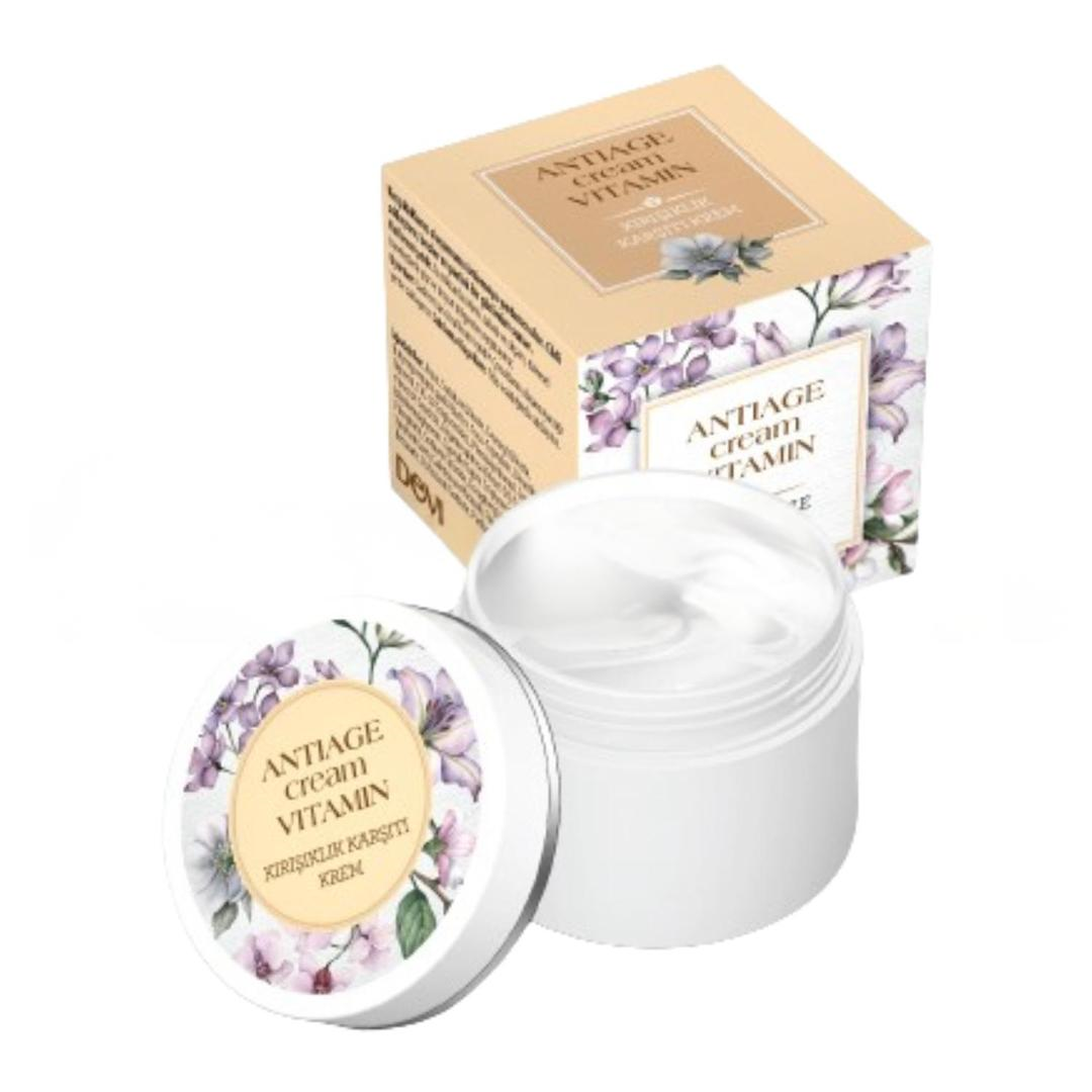 Devi Anti Age Cream Vitamin Yaşlanma Karşıtı Besleyici ve Onarıcı Cilt Bakım Kremi 50 ml