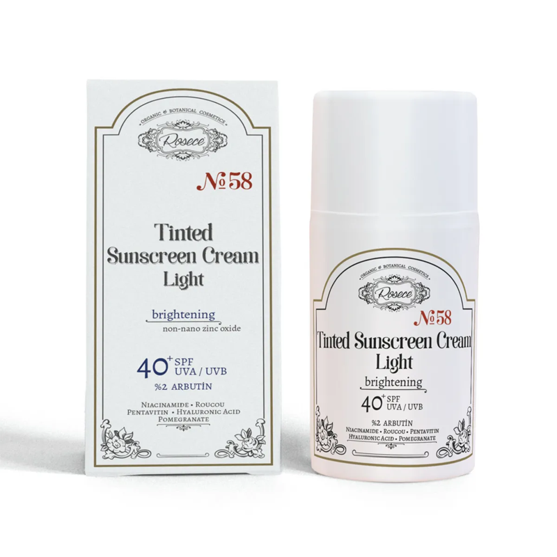 Rosece No58 Renkli Güneş Kremi 40+SPF Light 50 ml